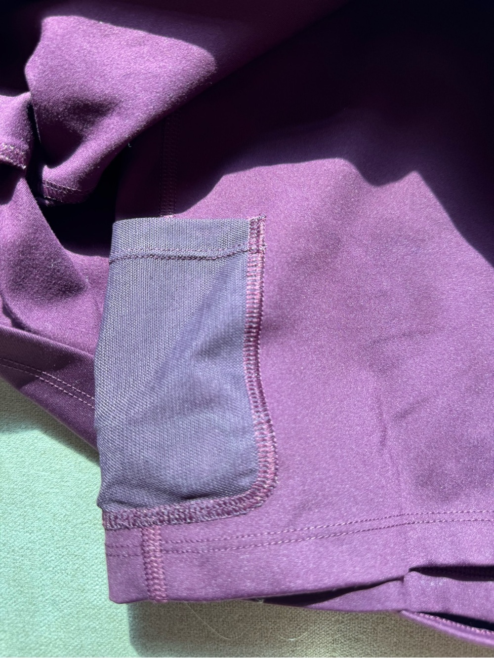 GIRLFRIEND COLLECTIVE Plum Skort Set S/M - Picture 15 of 16